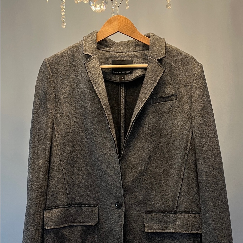 Banana Republic Women's Charcoal Blazer